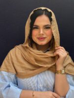 شال نخی تک رنگ
