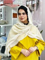 شال نخی تک رنگ