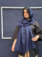 شال نخی دورریش تک رنگ مادام بلا