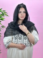 شال نخی دورریش تک رنگ مادام بلا