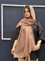 شال نخی دورریش تک رنگ مادام بلا