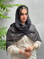 شال نخی دورریش تک رنگ مادام بلا