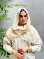 شال نخی دورریش تک رنگ مادام بلا
