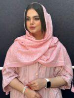 شال میکس صورتی مادام بلا