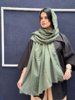شال نخی دورریش تک رنگ مادام بلا