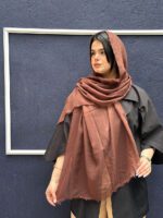 شال نخی دورریش تک رنگ مادام بلا