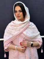 شال میکس صورتی مادام بلا