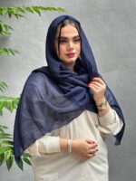 شال نخی دورریش تک رنگ مادام بلا