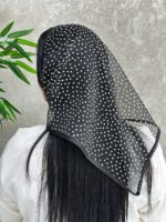 روسری سه گوش توری