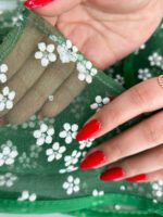 مینی اسکارف دخترونه توری مادام بلا