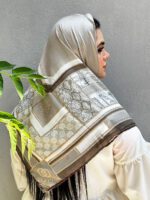 روسری ابریشم مجلسی زنانه مادام بلا رشت
