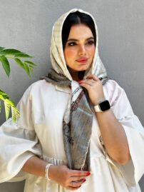 روسری ابریشم مجلسی زنانه مادام بلا رشت
