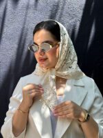 روسری سه گوش دانتل