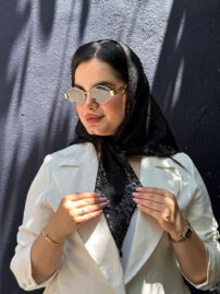 روسری سه گوش دانتل