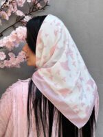 مینی اسکارف نخی صورتی مادام بلا