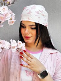 مینی اسکارف نخی صورتی مادام بلا