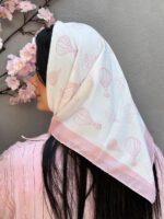 مینی اسکارف نخی صورتی مادام بلا