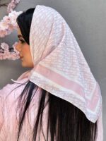 مینی اسکارف نخی صورتی مادام بلا