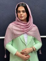 شال نخی پلیسه مادام بلا