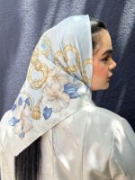 مینی اسکارف نخی کجراه