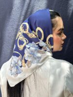 مینی اسکارف نخی کجراه