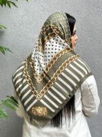 روسری نخی طرح توپی هرمس مادام بلا