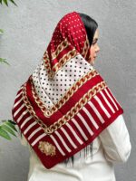 روسری نخی طرح توپی هرمس مادام بلا