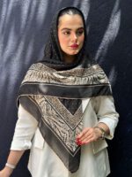 روسری میکس مشکی مادام بلا رشت