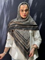 روسری میکس مشکی مادام بلا رشت