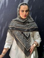 روسری میکس مشکی مادام بلا رشت