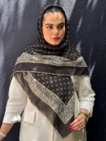 روسری میکس مشکی مادام بلا رشت