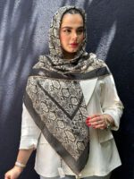 روسری میکس مشکی مادام بلا رشت