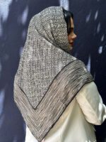 روسری لبه دست دوز شال مادام بلا