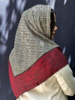 روسری لبه دست دوز شال مادام بلا