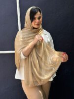 شال حریر میله ای دخترونه شال مادام بلا
