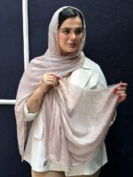 شال حریر میله ای دخترونه شال مادام بلا