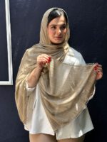 شال حریر میله ای دخترونه شال مادام بلا