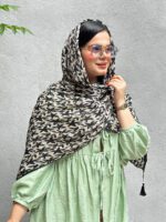 شال نخی طرح برشکا مادام بلا