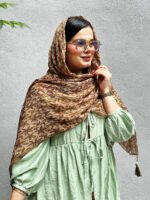 شال نخی طرح برشکا مادام بلا