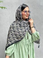 شال نخی طرح برشکا مادام بلا