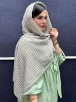 شال برشکا طرحدار خنک مادام بلا رشت