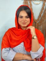 شال کریشه زنانه خنک تک رنگ مادام بلا