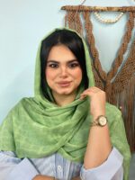 شال کریشه زنانه خنک تک رنگ مادام بلا