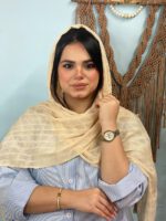 شال کریشه زنانه خنک تک رنگ مادام بلا