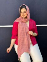 شال کریشه زنانه خنک تک رنگ مادام بلا