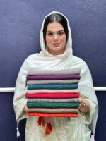 شال نخی تک رنگ زنانه نک مادام بلا