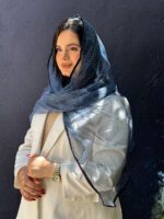 شال توری چاپی