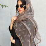 شال توری چاپی پارمیس (6164)