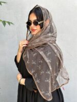 شال توری چاپی پارمیس (6164)