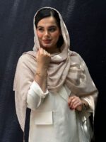 شال نخی کنفی تک رنگ زنانه